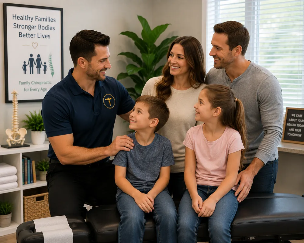 Chiropractor at Munroe Chiropractic providing hands-on family chiropractic care in the Williamsville, NY office